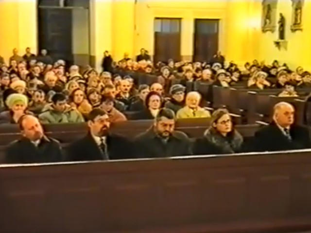 Msza z okazji Święta Niepodległości. Wieruszów - Podzamcze 2002 r.