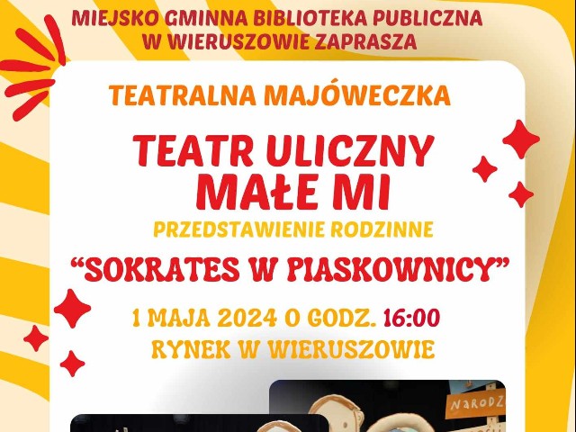 1 maja teatr uliczny w Wieruszowie