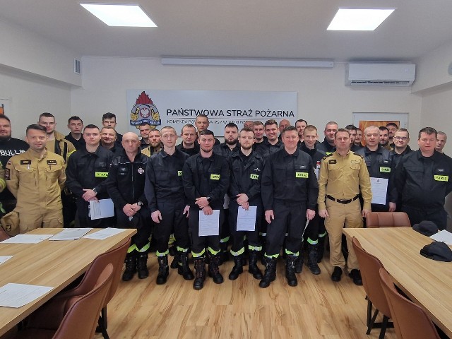 Szkolenie kierowców - konserwatorów w JRG w Wieruszowie