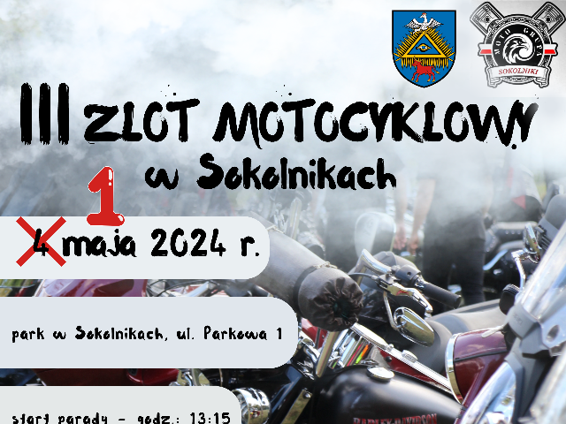 Już 1 maja zlot motocyklowy w Sokolnikach