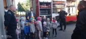 Wycieczka przedszkolaków do strażaków