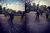 Turniej rowerowy w DPS Chróścin - Wieś