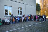 Ewakuacja szkoły w Wyszanowie