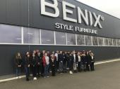 Młodzież z Osieka z wizytą w firmie Benix