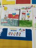 Dzieci z Chróścina myślami i sercem z Ukrainą