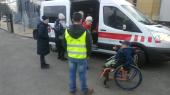 Strażacy z Wieruszowa pomagają uchodźcom