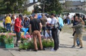 Przy ul. Polnej w Wieruszowie trwają targi ogrodnicze