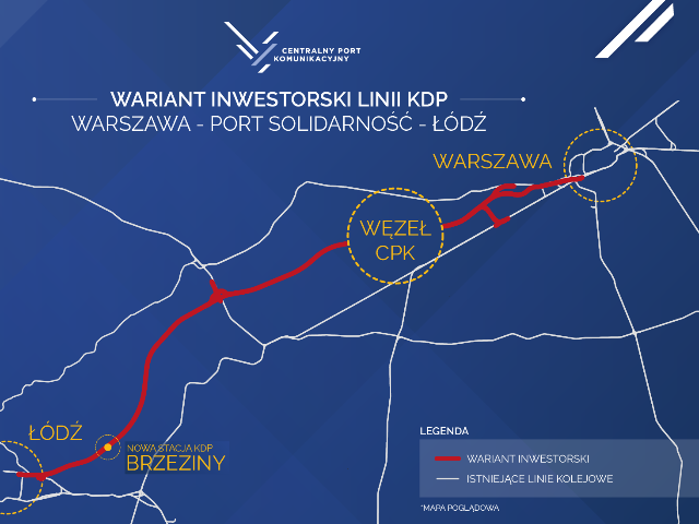 Już wkrótce rozpocznie się projektowanie linii  Warszawa-Łódź