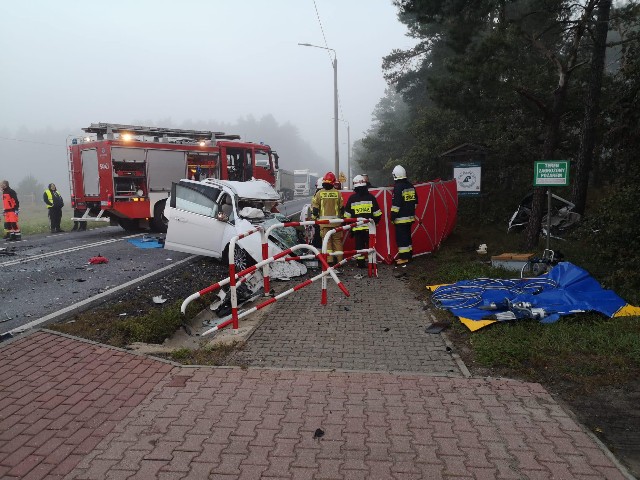 Wypadek w Ostrzeszowie. Nie żyje mężczyzna