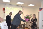 Kwiaty i gratulacje za wieloletnie koordynowanie WOŚP w Wieruszowie