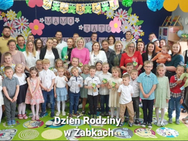 Dzień Rodziny z Grupą Żabki w Przedszkolu nr 1 w Wieruszowie