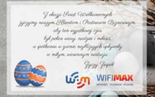 Firma WIFIMAX składa życzenia